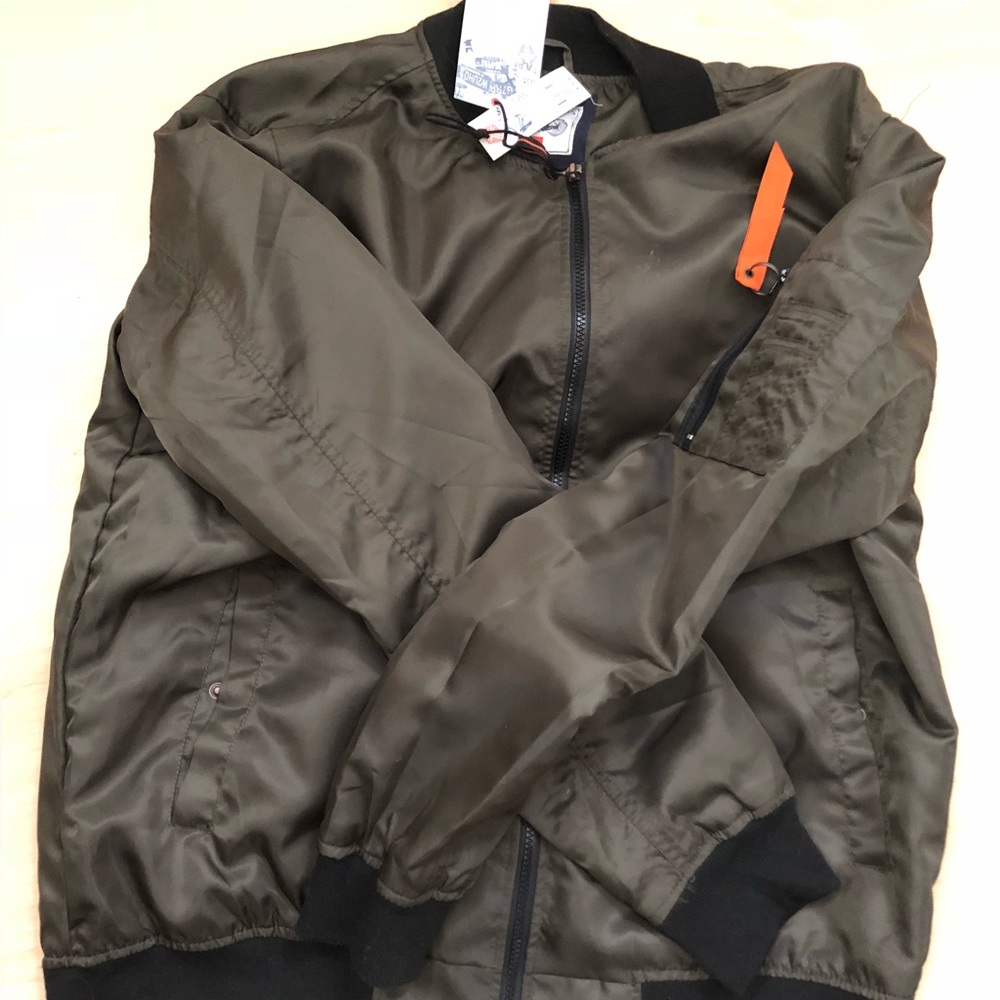 NWT Mens Swiss Cross Olive Green Jacket